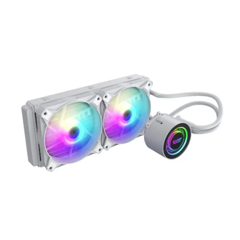 DarkFlash Twister DX-240 (White) 240mm LIQUID CPU Cooler (Used)