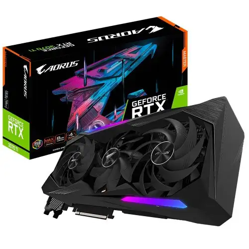 Gigabyte Aorus GeForce RTX 3070 Master 8GB GDDR6 Graphics Card