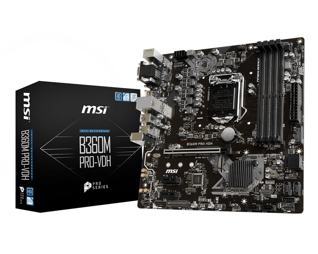 MSI B360M PRO-VDH Intel Motherboard (Used)