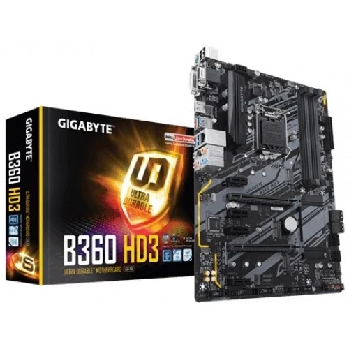 Gigabyte B360 HD3 8th Gen DDR4 Motherboard (Used)
