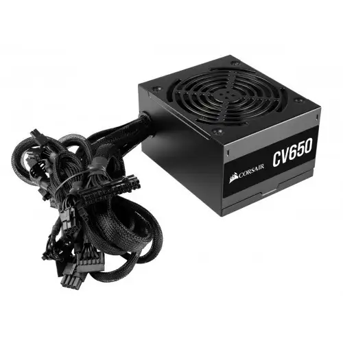 Corsair CV650 650Watt 80 Plus Bronze Certified Power Supply (Used)