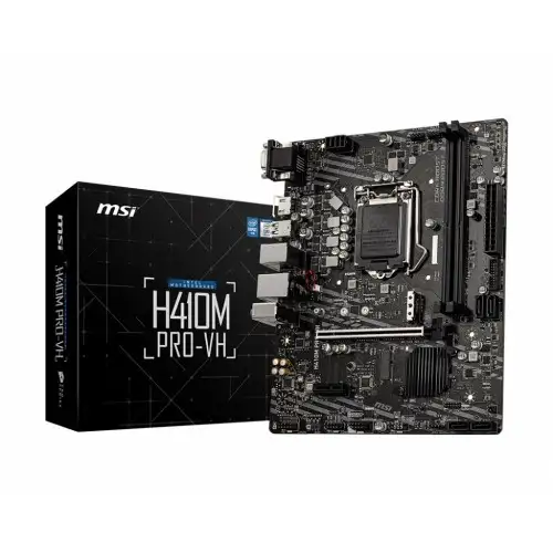 MSI H410M PRO-VH DDR4 Micro-ATX 10th Gen Intel Motherboard (Used)