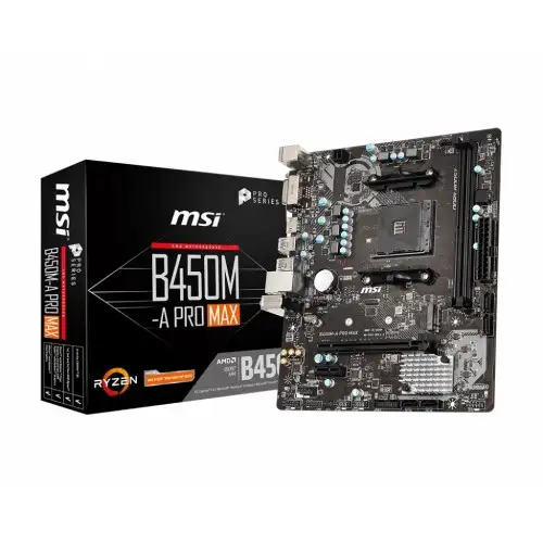 MSI B450M-A PRO MAX AMD AM4 Motherboard (Used)