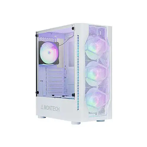 Montech X1 MESH White ATX Mid Tower Gaming Case