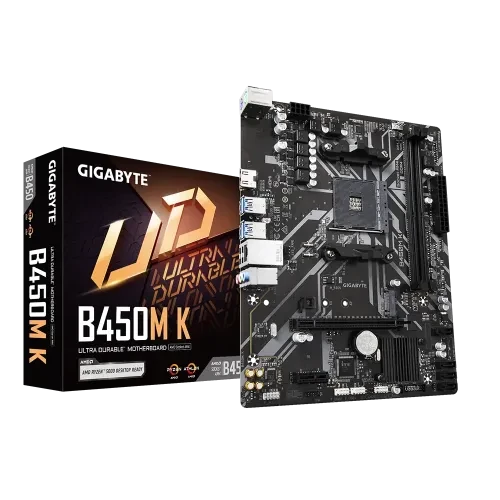 GIGABYTE B450M K AMD AM4 Micro ATX Motherboard