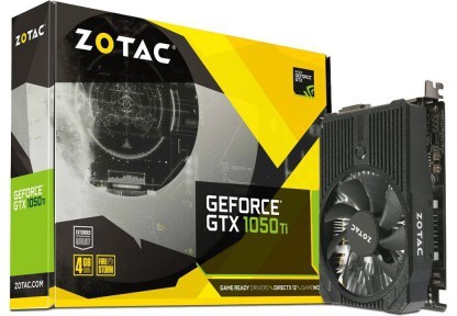 Zotac GeForce GTX 1050 Ti 4GB GDDR5 Desktop Graphics Card (used )
