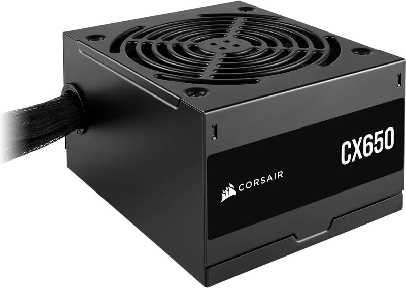 Corsair CX650 650W 80 Plus Bronze Certified Non-Modular ATX Power Supply (used)