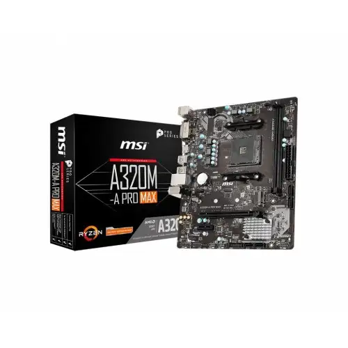 MSI A320M-A Pro Max AMD Motherboard (Used)
