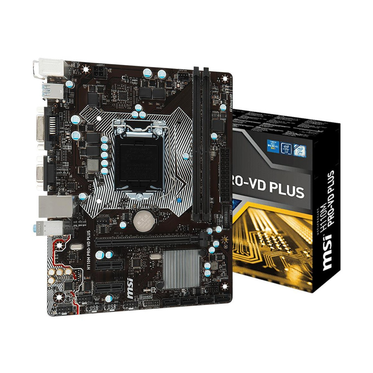 MSI H110M PRO VD PLUS DDR4 6th/7th Gen Motherboard  (Used)