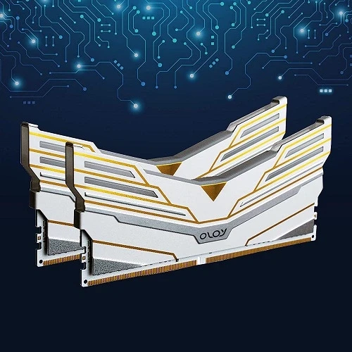 OLOy Warhawk RGB DDR4 RAM 8GB 3200 Mhz Desktop Ram (White) (Used)