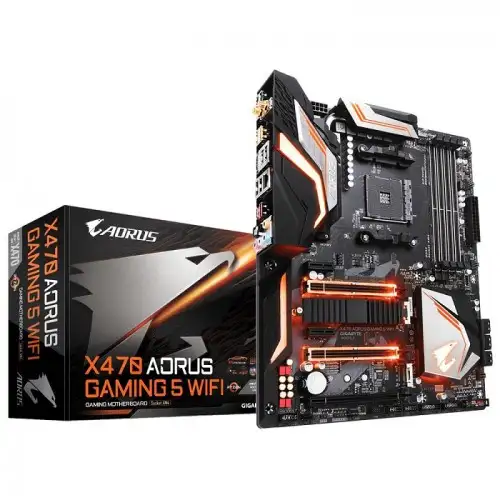 Gigabyte X470 AORUS GAMING 5 WIFI Motherboard (Used)