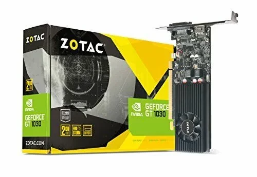 ZOTAC GeForce GT 1030 Low Profile 2GB GDDR5 Graphics Card (Used)