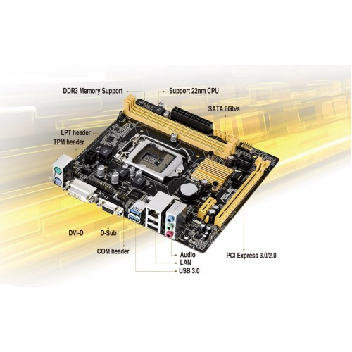 Asus H81M-P 4th Gen Motherboard (Used)